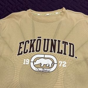 Men’s Tan Ecko t-shirt size L